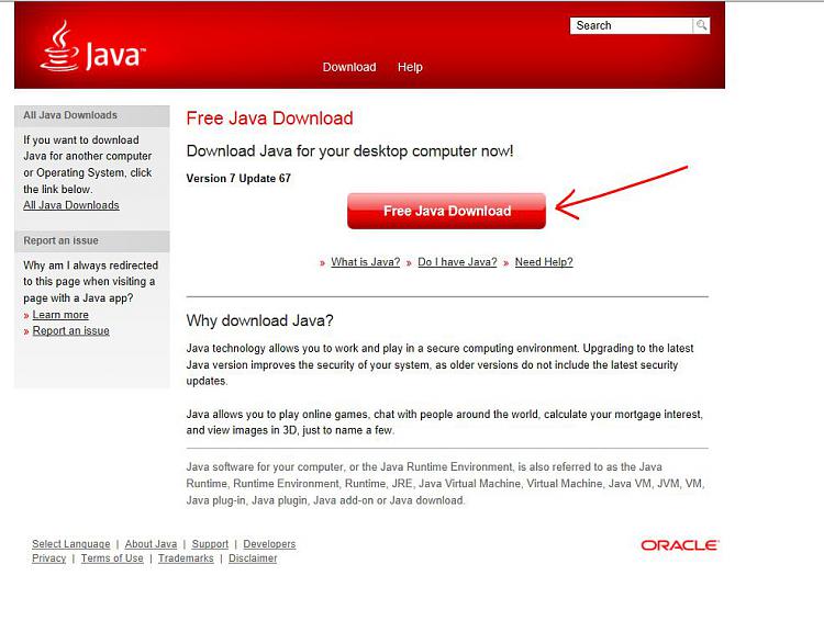How do i make java download-java_snip.jpg