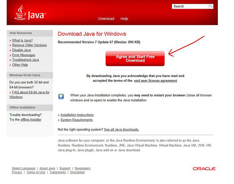 How do i make java download-java_snip_2.jpg