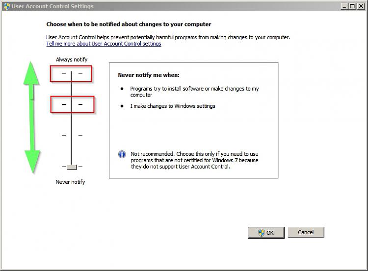 why does windows 7 require elevation to administrator?-user-account-control-settings.jpg
