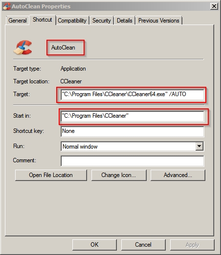 CCleaner ccsetup504.exe: &quot;...side-by-side configuration is incorrect&quot;-autoclean-properties.jpg