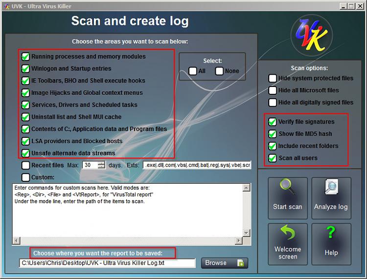 CCleaner ccsetup504.exe: &quot;...side-by-side configuration is incorrect&quot;-uvk-scan-setings.jpg