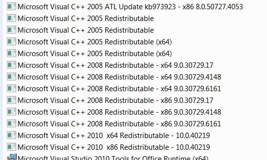 Many versions of C++ redistributable-c-runtime-versions.jpg