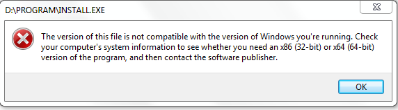 Compatibility Mode not working after downgrading from windows 10 to 7-error.png