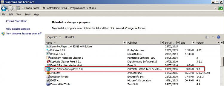 Uninstall programs not needed-easus-2.jpg