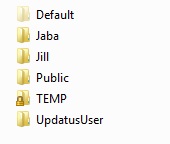Temp folder with padlock icon in C:\User folder after try PC rename-users-foldr.jpg