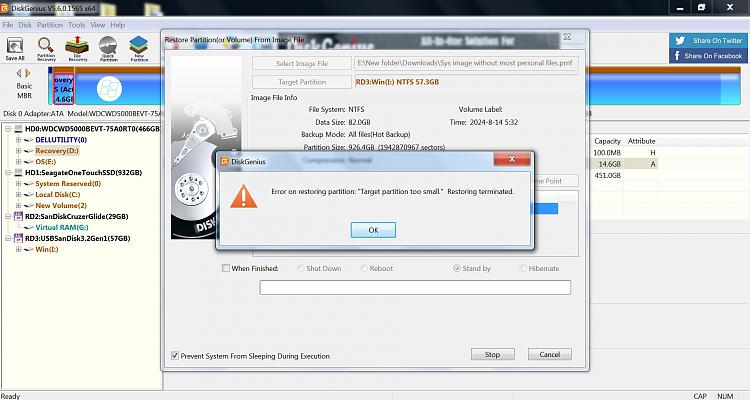 Solved Can&rsquo;t clone my OS to a smaller drive with Disk Genius or 