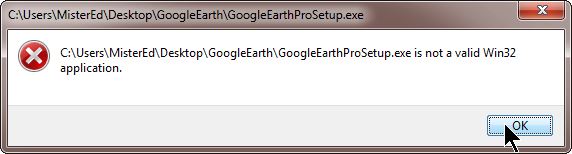 Google Earth Pro for Win11 Desktop - Installed but will not open-error.jpg