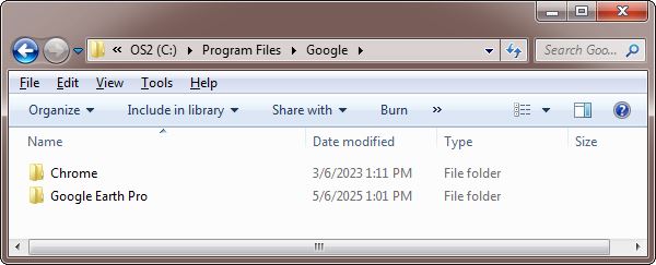 Google Earth Pro for Win11 Desktop - Installed but will not open-64-bit.jpg