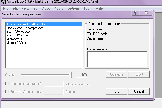 How do I compress FRAPS...-vdub.png