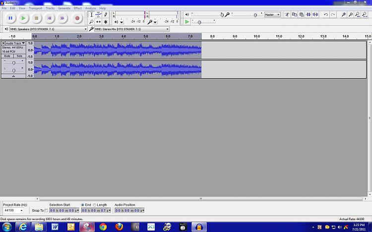 Audacity windows vista