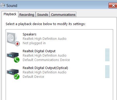 &quot;Speaker! Icon in Mixer panel Blanked Out Unable to set as default-capture2.jpg