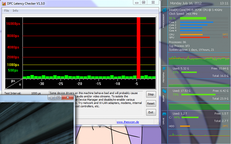 Audio/Video stutter during games, videos.  Suspect ethernet driver-bf3-spike.png