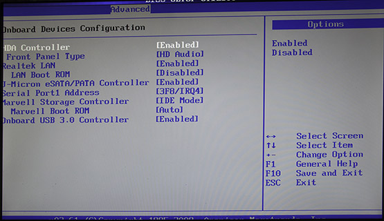 Using both front panel audio and back panel: solutions-myasusbios_07advancedonboard3.jpg