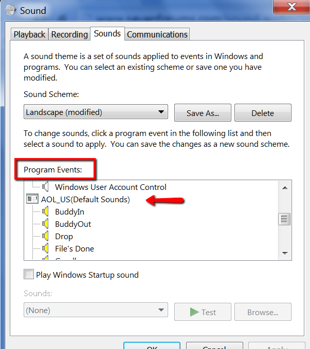 unwanted sounds Solved - Windows 7 Forums