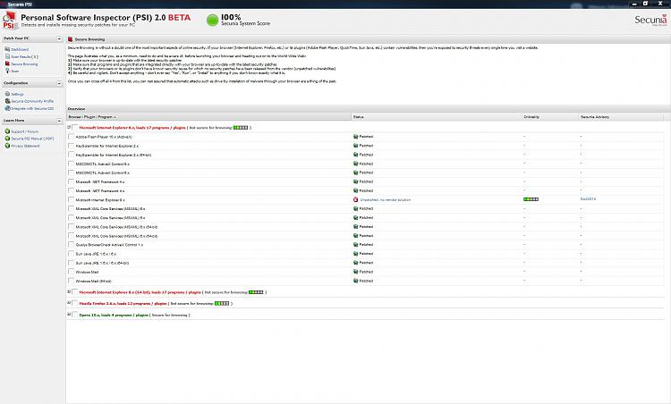 Secunia PSI 2.0 BETA-securebrowsing.jpg