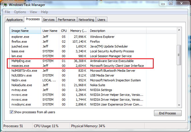 Kaspersky 2011 vs MSE v4-task-manager-1.png