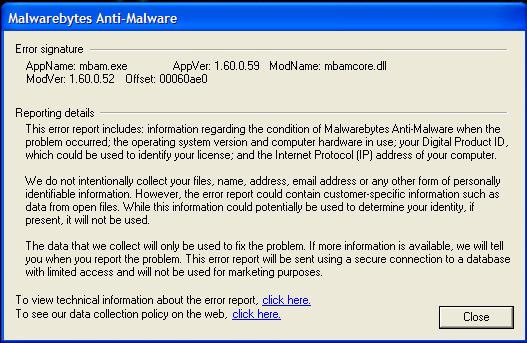Malwarebytes v1.60.1800 Program Update Freezing with XP-mbamhang2.jpg