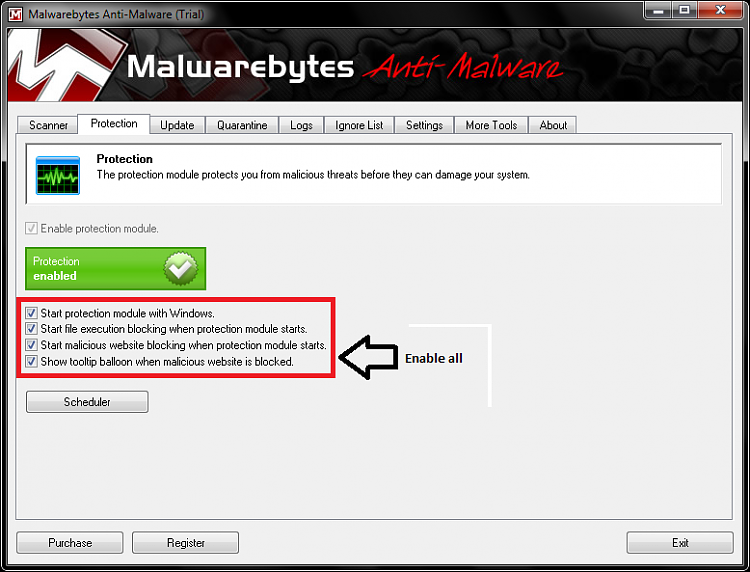 How to get purchased antimalware to run in user account on startup-example.png