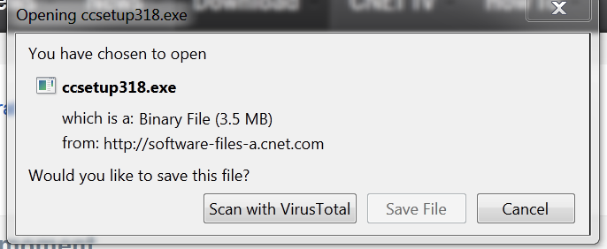 Is it possible to analyse a download for virus's with a program?-vt.png