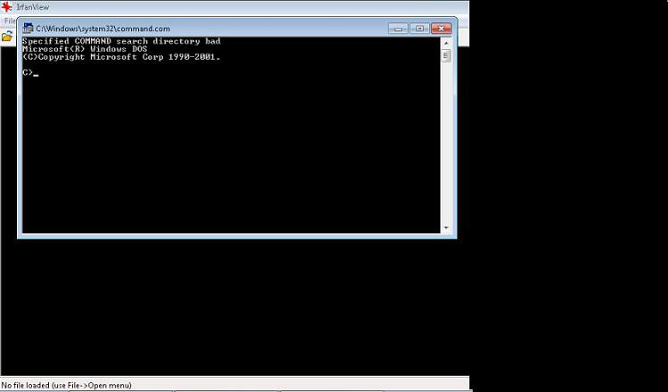Old version of command prompt and cannot run scannow-screen2.jpg
