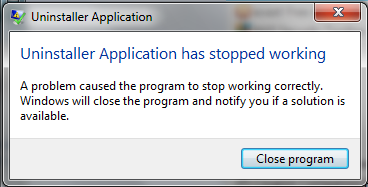 3 issues producing a 'has stopped working' error message - resubmitted-uninstaller-app-has-stopped-working.png
