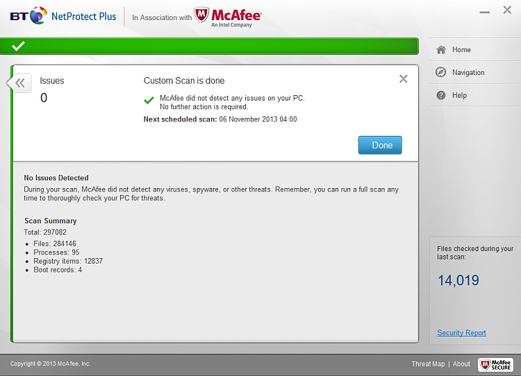Large file named 'Rootkit' scanned with anti-virus. 4 boot records-mcafee-results.png