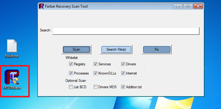 IE10 browser hijacked. Unable to load firewall or download programs.-frst.png