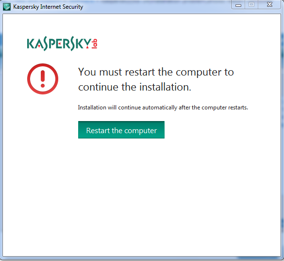 kaspersky(kis 14)installation problem,shows restart computer-capture.png