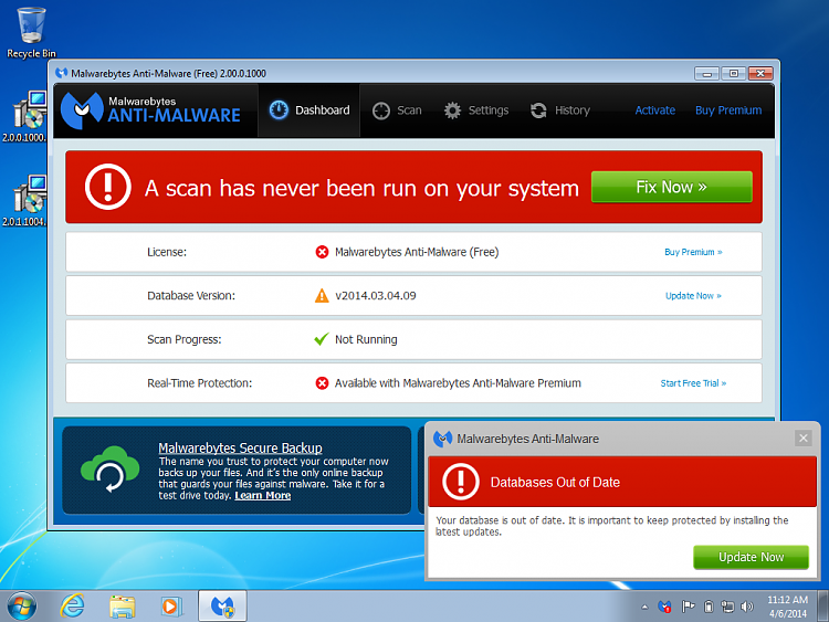 Latest Version of Malwarebytes-2.0.0.1000.png