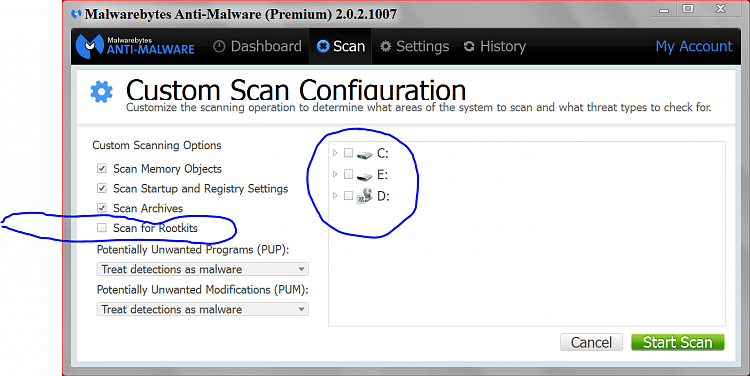 Virus &quot;Please update your internet explorer&quot; even after formatting-malwarebytes-custom-scan.png