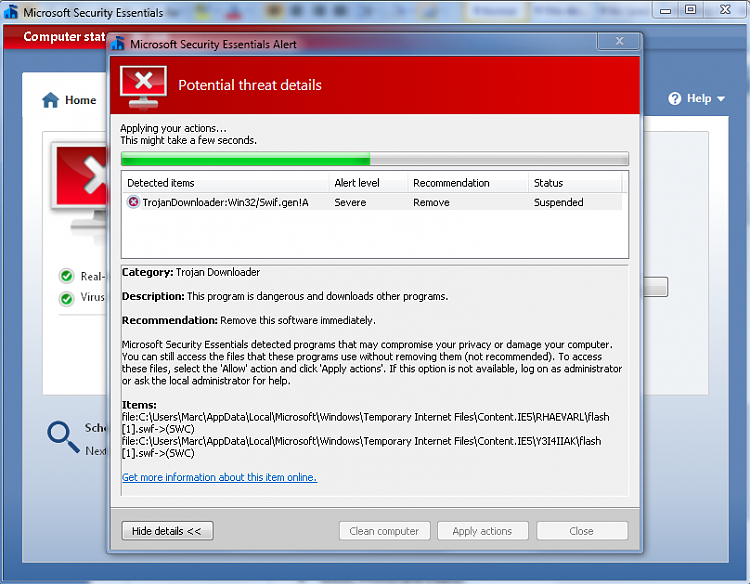 More praise for Microsoft Security Essentials-msse-action.png