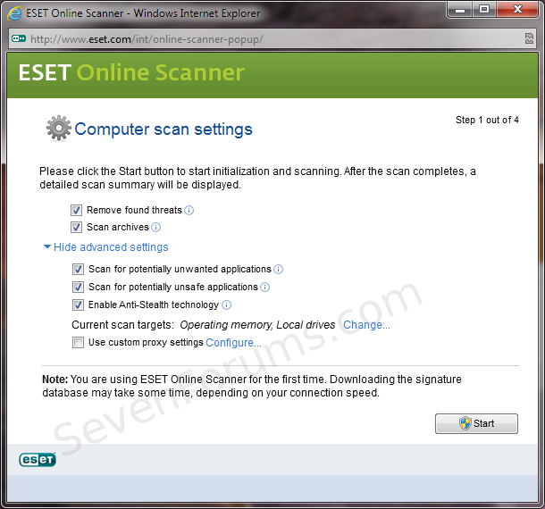 Trovi Virus - help to remove please-eset-settings.png