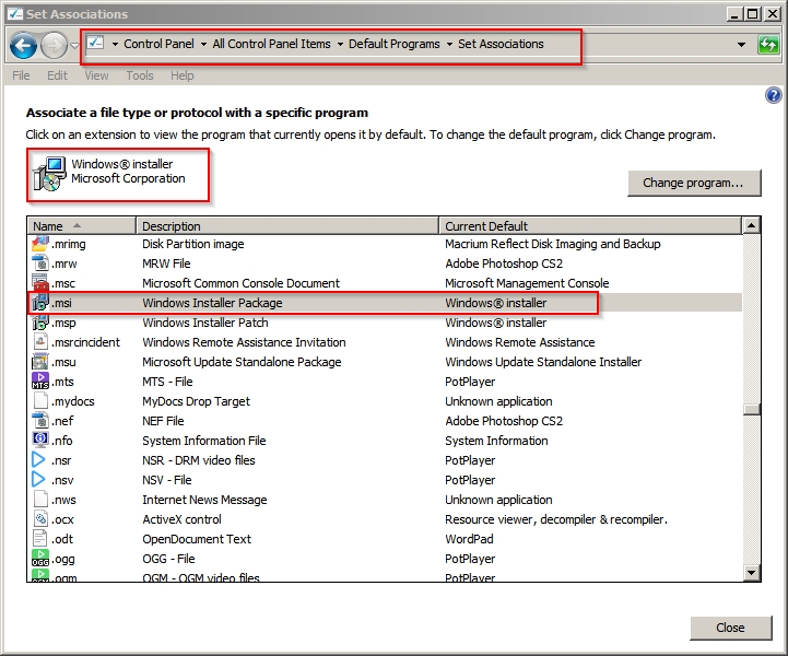 Microsoft Baseline Security Analyzer (MBSA) for 64 bit W7-set-associations.jpg