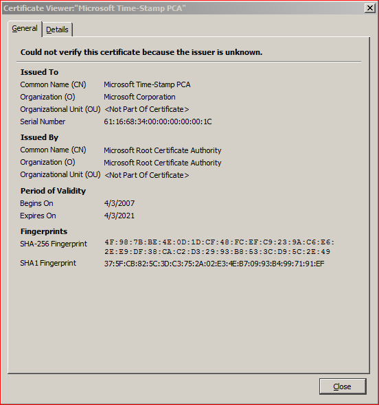 Win Def Offline - no access to results, no log created-badcert.png