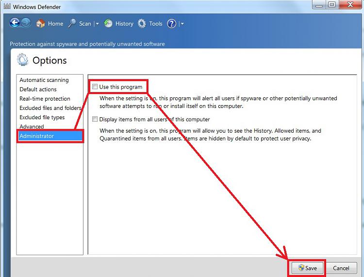 Windows 7 Home Premium: Please help...Programs Will Not Update-windows-defender-off-3.jpg
