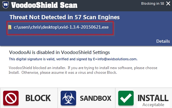 Help with CodecFix -Xvid file (.xz)  needed- read this Warning-voodooshield-scan.jpg