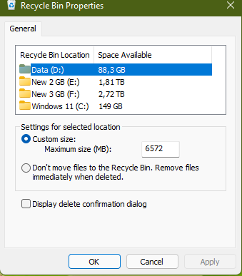 Confirmation of file deletion-recycle-property.png