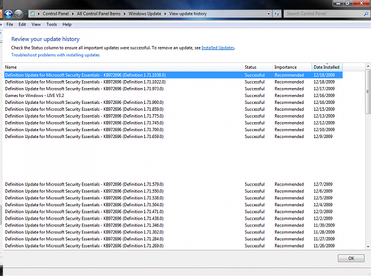 OK I did it NOW! 100% MS Security Essentials Test-mseupdate.png