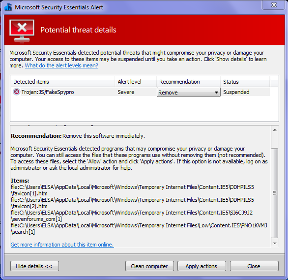 Trojan:Win32/FakeSpypro &amp; Trojan:JS/FakeSpypro-capture.png