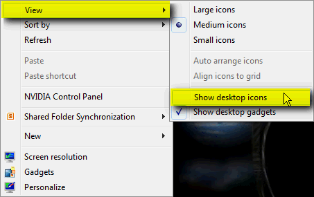 Clean desktop, no icons - howto-show_desktop_icons.png