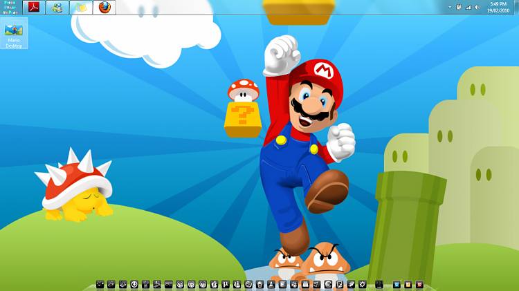 Custom Themes, Icons and Start Buttons.-mario-desktop-2.png