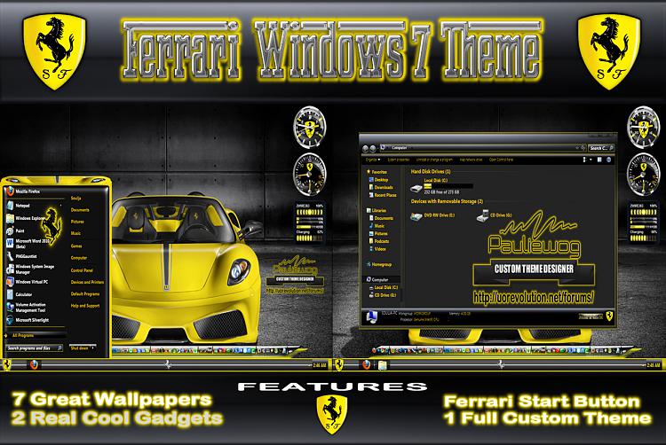 Ferrari Windows 7 Theme By Pauliewog-ferrari-poster.jpg