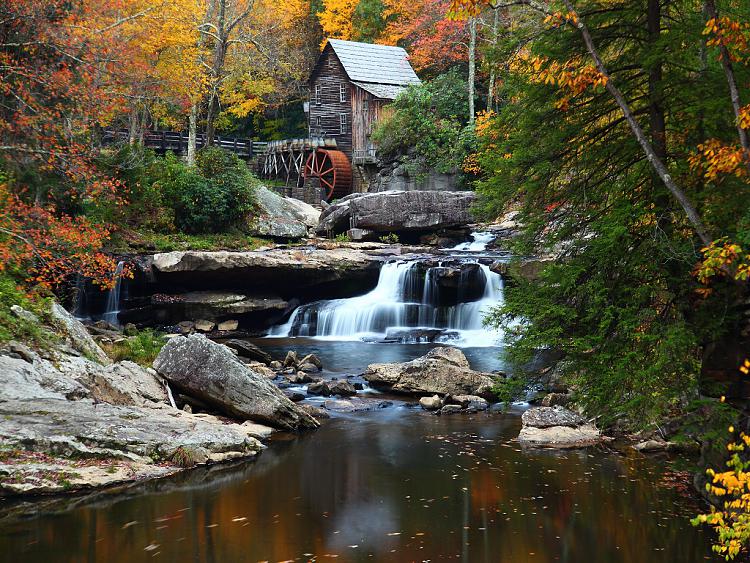 Windows 7 Stateside Themes-west-virginia-autumn-grist-mill-fall-foliage.jpg