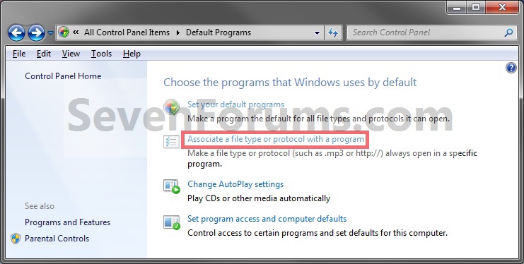 Default Programs - Associate a File Type or Protocol-step1.jpg