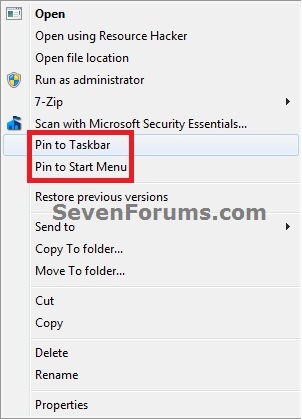 Pin to Taskbar and Pin to Start Menu Missing from Context Menu Fix-context_menu.jpg