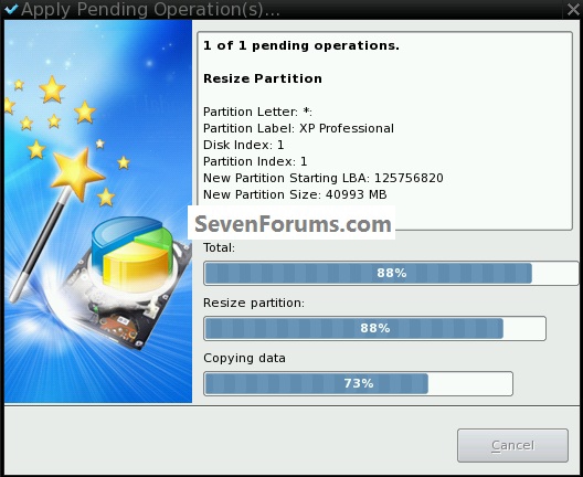 Clean Install Windows 7 : Ahead of XP-pending.jpg