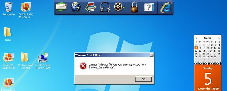 System Restore Point Shortcut-5-unchecked-always-ask-clicked-open-cannot-find-script-file.jpg