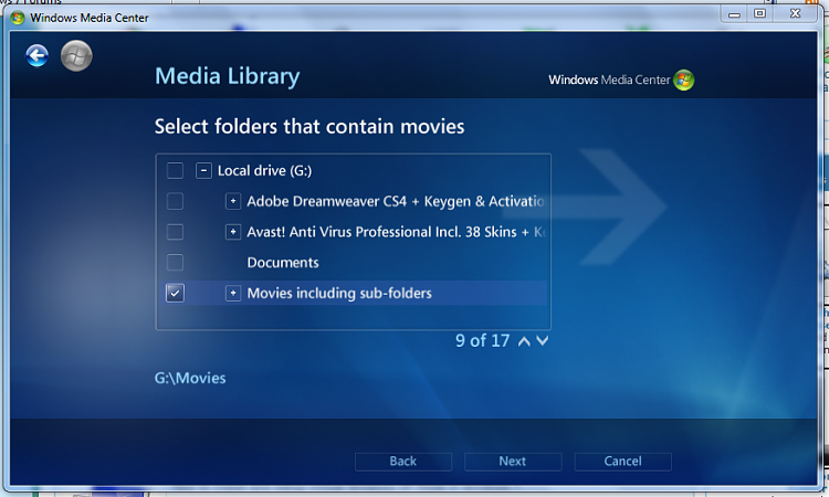 Media Center- Setup Movie Library-5-media-center-select-folder-.png