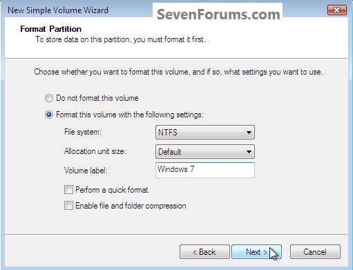 Clean Install Windows 7 : Ahead of Vista-partitionformat.jpg