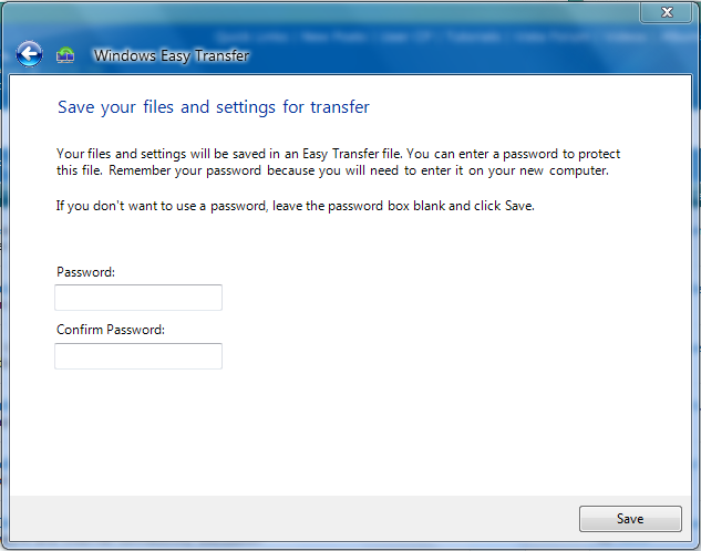 Windows Easy Transfer - Transfer To &amp; From Computers-windows-easy-transfer-step-5-choose-password-.png